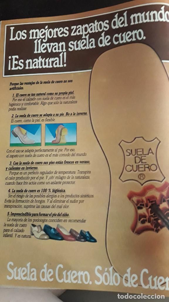 Coleccionismo de revistas y peri&oacute;dicos: anuncio suela de cuero