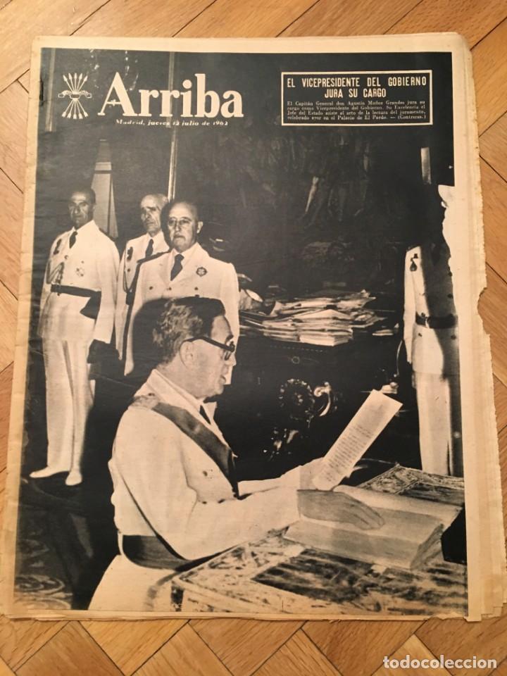 Sammeln von Zeitschriften und Zeitungen: ARRIBA (12-7-62) ALFAZ DEL PI ALICANTE CALPE Y SU PE&Ntilde;ON VALENCIA