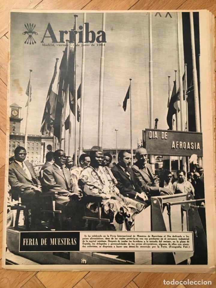 Collection Magazines and Newspapers: ARRIBA (12-6-64) FERIA DE MUESTRAS EL VITI PONTEVEDRA GARCIA SANCHIZ LUGO CINE SAN SEBASTIAN