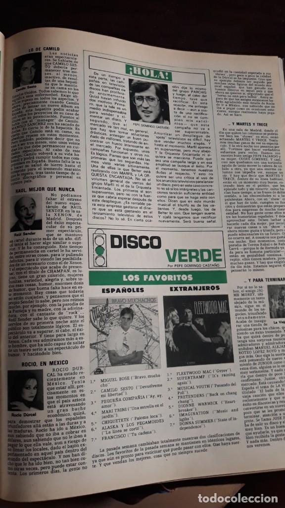 Coleccionismo de Revistas y Peri&oacute;dicos: miguel bose rocio durcal fleetwood mac camilo sesto raul sender