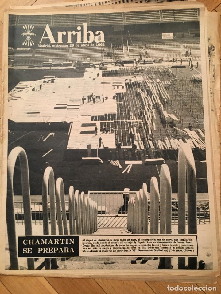 Sammeln von Zeitschriften und Zeitungen: ARRIBA (29-4-64) CHAMARTIN EXPOSICION A&Ntilde;OS DE PAZ PLAYA DE LA MAGDALENA CHIPRE RIO MANZANARES MISS