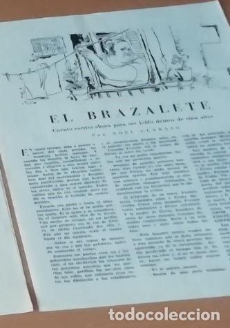 Coleccionismo de Revistas y Peri&oacute;dicos: Cuento de Noel Claras&oacute; en 1957 en recorte (R4371) 4 p&aacute;ginas revista Blanco y Negro ese a&ntilde;o