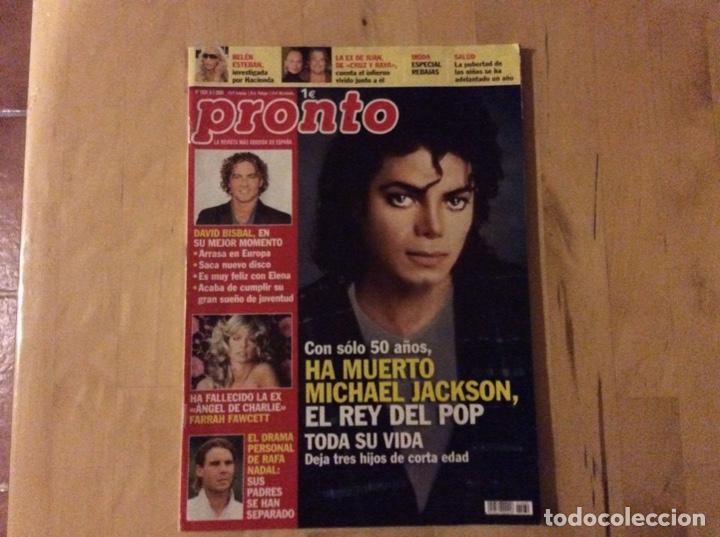 Coleccionismo de Revistas y Peri&oacute;dicos: Pronto revista , Michael Jackson muerte. 2009