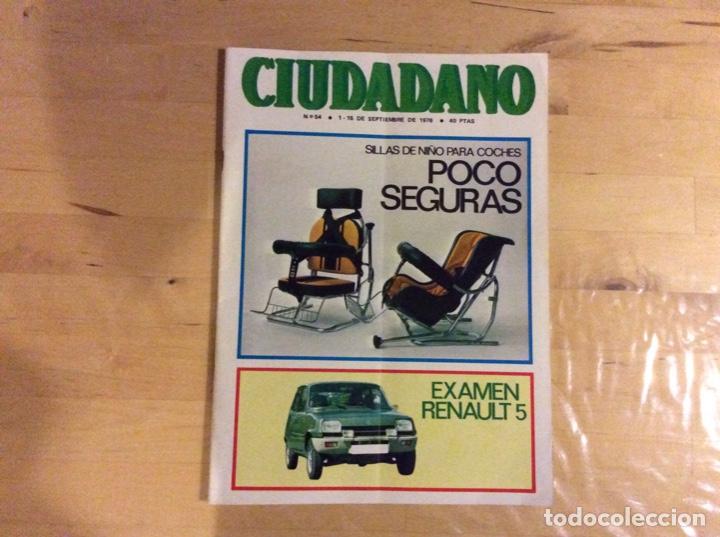 Coleccionismo de Revistas y Peri&oacute;dicos: Revista Ciudadano a examen Renault 5