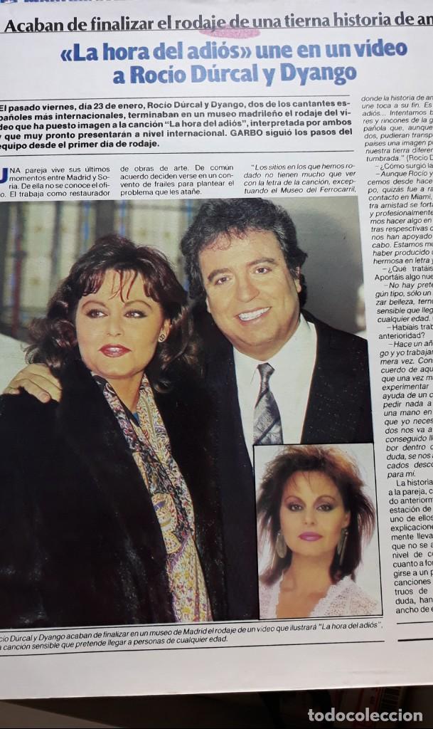 Coleccionismo de Revistas y Peri&oacute;dicos: RECORTE ROCIO DURCAL DYANGO