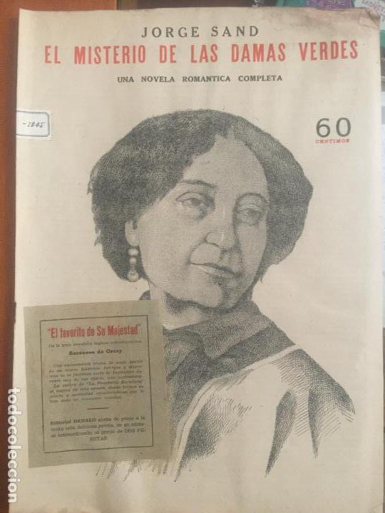 Collezionismo di Riviste e Giornali: NOVELAS Y CUENTOS, EL MISTERIO DE LAS DAMAS VERDES, JORGE SAND.