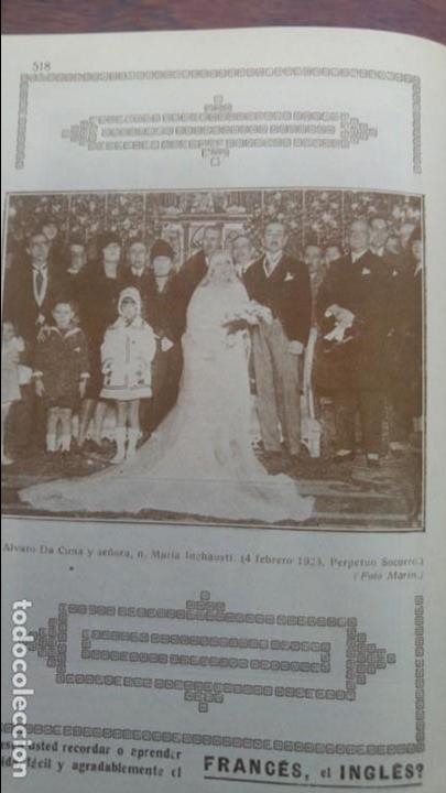 Collezionismo di Riviste e Giornali: BODA ALVARO DA CUNA Y SE&Ntilde;ORA N.MARIA INAHAUSTI ALTA SOCIEDAD MADRILE&Ntilde;A.HOJA REVISTA A&Ntilde;O 1928