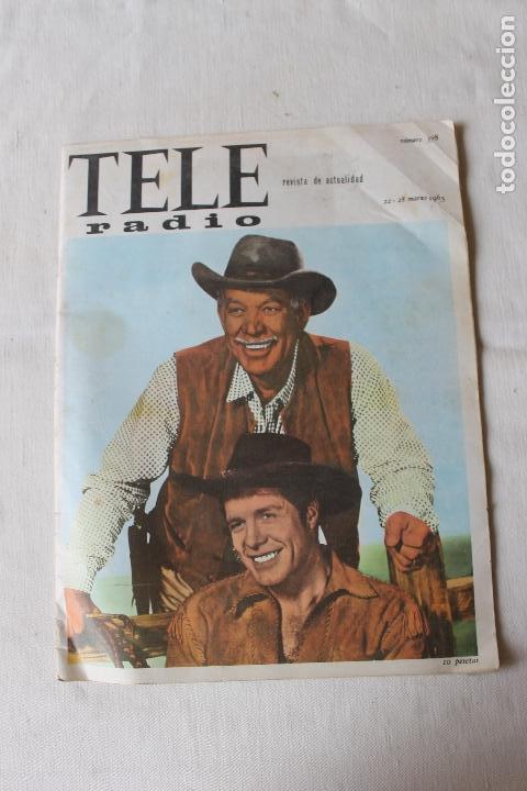 Collezionismo di Riviste e Giornali: REVISTA TELERADIO N&ordm; 378 MARZO 1965, HEROES FAMOSA SERIE CARAVANA
