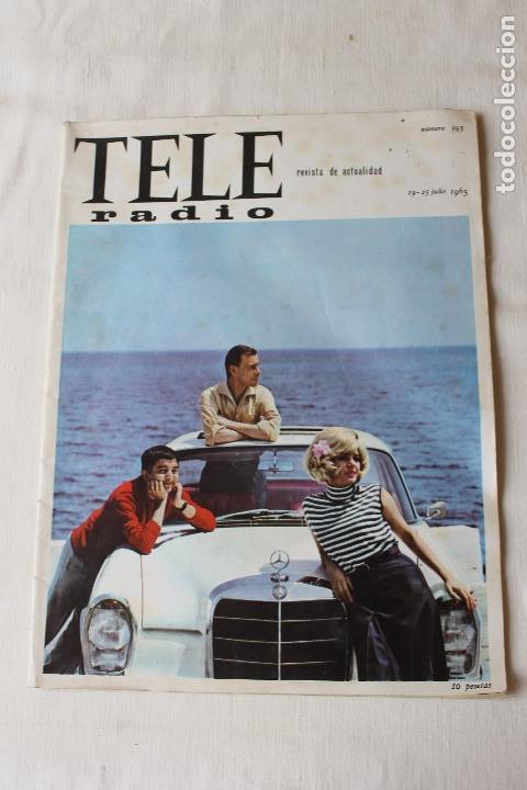 Collectionnisme de Revues et Journaux: REVISTA TELERADIO N&ordm; 395, EL CIRCO, LOS TRES SUDAMERICANO, JOAQUIN RODRIGO