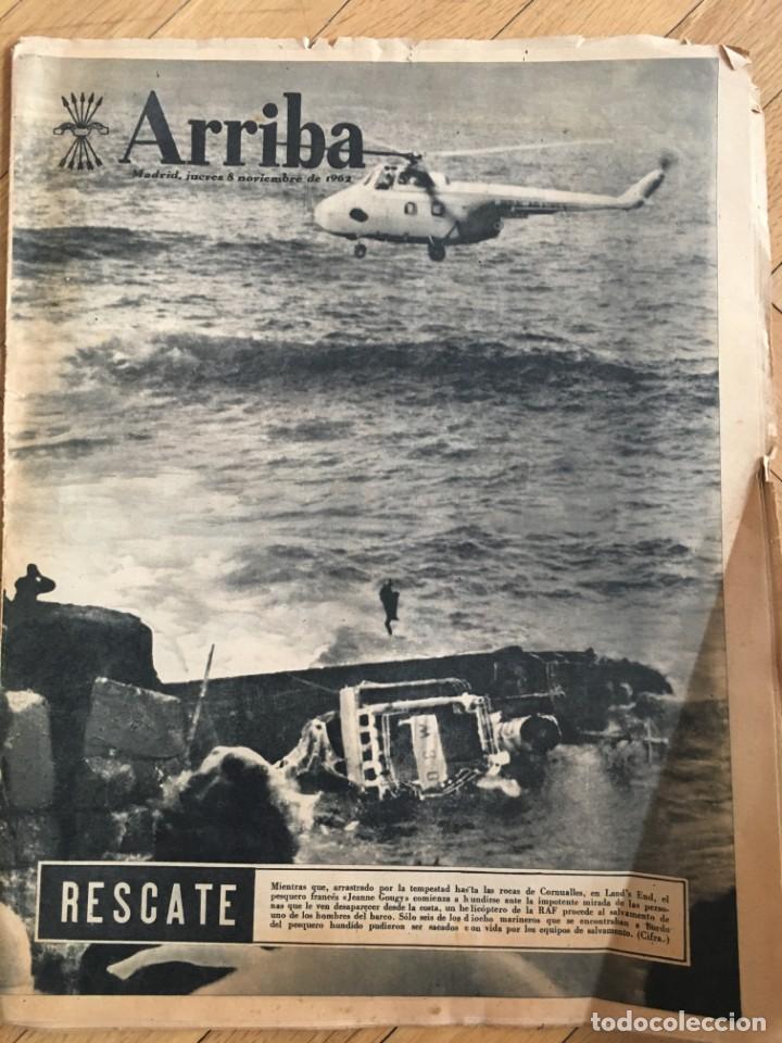 Sammeln von Zeitschriften und Zeitungen: ARRIBA (8-11-62) CORUNUALLES PARACUELLOS TARRASA BARCELONA
