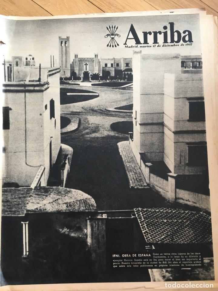 Colecionismo de Revistas e Jornais: ARRIBA (17-12-1957) SIDI IFNI ENTIERRO EN UBEDA FRANCISCO ROJAS
