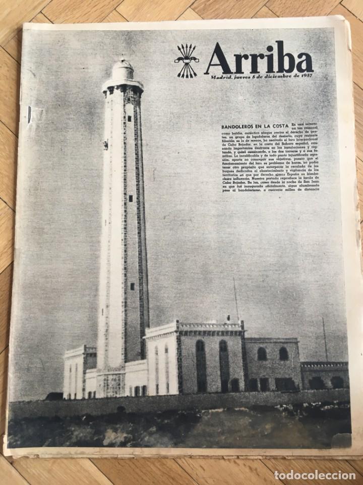 Sammeln von Zeitschriften und Zeitungen: ARRIBA (5-12-57) CABO BOJADOR SAHARA ESPA&Ntilde;OL SANTA BARBARA ARNEDO AARHUS SEVILLA