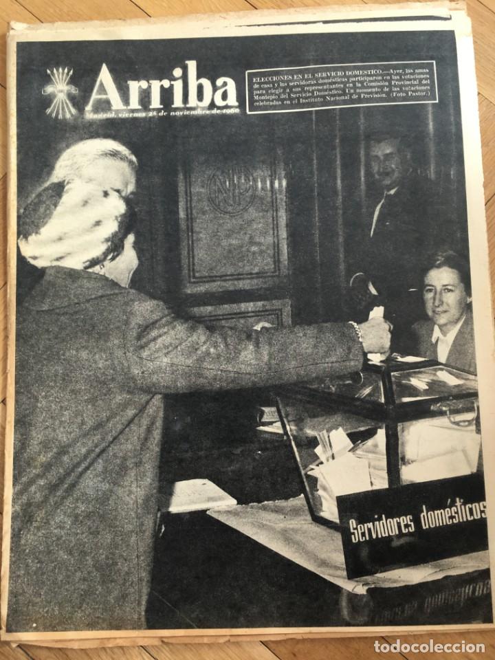 Sammeln von Zeitschriften und Zeitungen: ARRIBA (25-10-60) MARQUESA DE VILLAVERDE ALCOY ESTOCOLMO BASHIR BAKRI KADRI RIZAN R. MADRID BAR&Ccedil;A