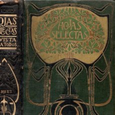 Coleccionismo de Revistas y Periódicos: HOJAS SELECTAS - REVISTA MODERNISTA AÑO COMPLETO 1913