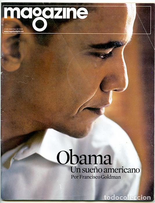 Collezionismo di Riviste e Giornali: Magazine. 23 de noviembre de 2008. 86 p&aacute;ginas. 'Obama, un sue&ntilde;o americano'