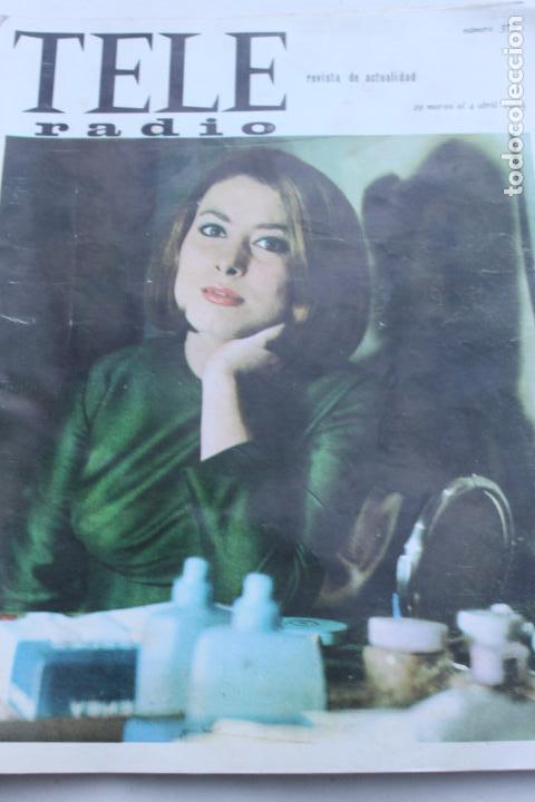 Coleccionismo de revistas y peri&oacute;dicos: REVISTA TELERADIO MARZO 1965, N&ordm; 379, ELISA RAMIREZ, ACTRIZ, 18 CANCIONES EN NAPONES