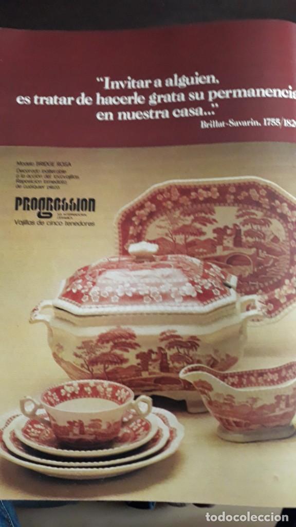 Coleccionismo de Revistas y Peri&oacute;dicos: ANUNCIO VAJILLA PROGRESSION CINCO TENEDORES
