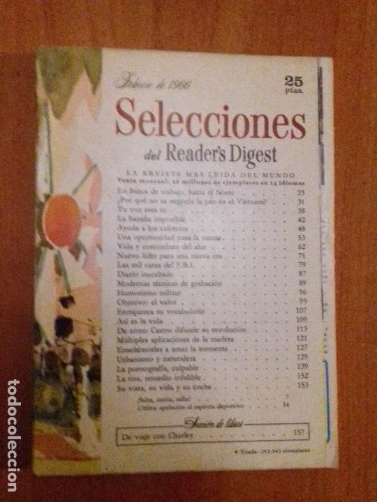 Coleccionismo de Revistas y Peri&oacute;dicos: REVISTA. SELECCIONES DEL READER&acute;S DIGEST. FEBRERO - 1966.