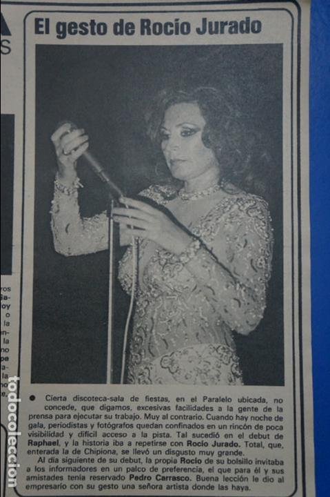 Coleccionismo de Revistas y Peri&oacute;dicos: RECORTE REPORTAJE CLIPPING DE ROC&Iacute;O JURADO REVISTA SEMANA N&ordm; 2104 PAG 18