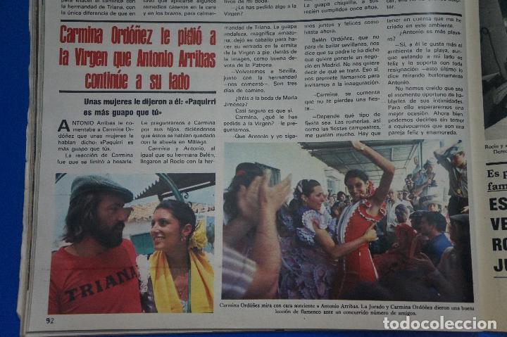 Coleccionismo de Revistas y Peri&oacute;dicos: RECORTE REPORTAJE CLIPPING DE CARMINA ORDO&Ntilde;EZ REVISTA SEMANA N&ordm; 2104 PAG 92