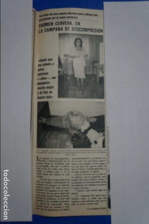 Coleccionismo de Revistas y Peri&oacute;dicos: RECORTE REPORTAJE CLIPPING DE CARMEN CERVERA REVISTA SEMANA N&ordm; 2104 PAG 100