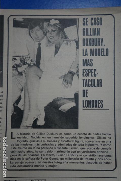Coleccionismo de Revistas y Peri&oacute;dicos: RECORTE REPORTAJE CLIPPING DE GILLIAN DUXBURY REVISTA SEMANA N&ordm; 2104 PAG 105