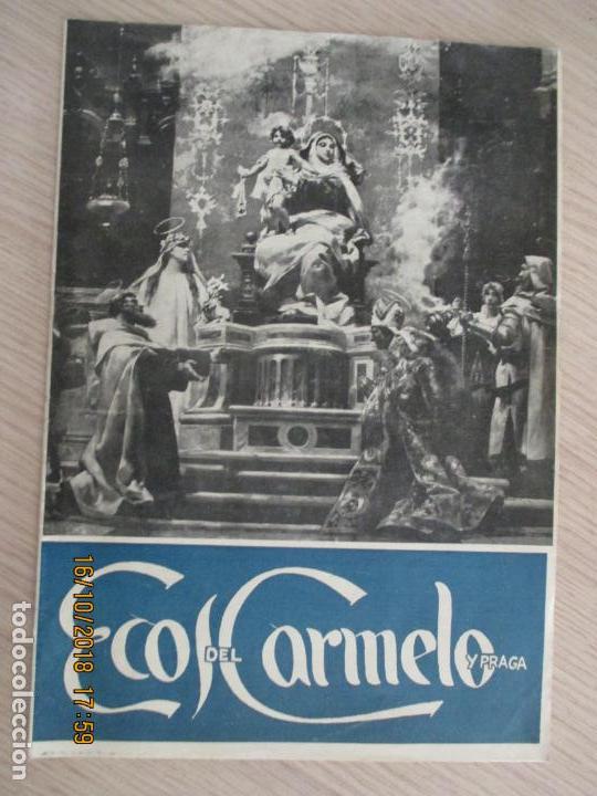 Sammeln von Zeitschriften und Zeitungen: ECOS DEL CARMELO Y PRAGA. REVISTA DIRIGIDA POR PADRES CARMELITAS. A&Ntilde;O 34. MAY 1951. VOL 34