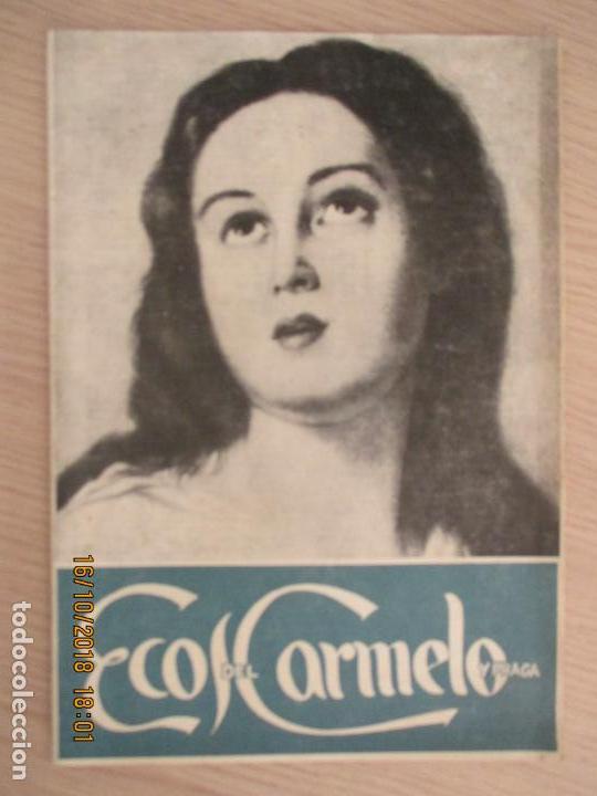 Coleccionismo de revistas y peri&oacute;dicos: ECOS DEL CARMELO Y PRAGA. REVISTA DIRIGIDA POR PADRES CARMELITAS. A&Ntilde;O 33. ENE 1950. VOL 33
