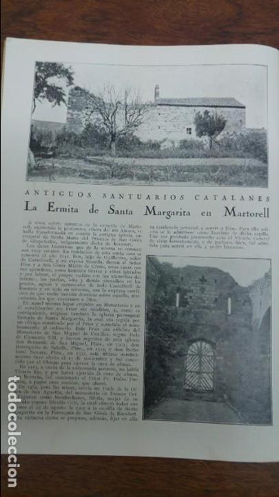 Collection Magazines and Newspapers: LA ERMITA DE SANTA MARGARITA EN MARTORELL .ANTIGUO SANTUARIO CATALAN (ROCAFORT) REVISTA A&Ntilde;O 1926