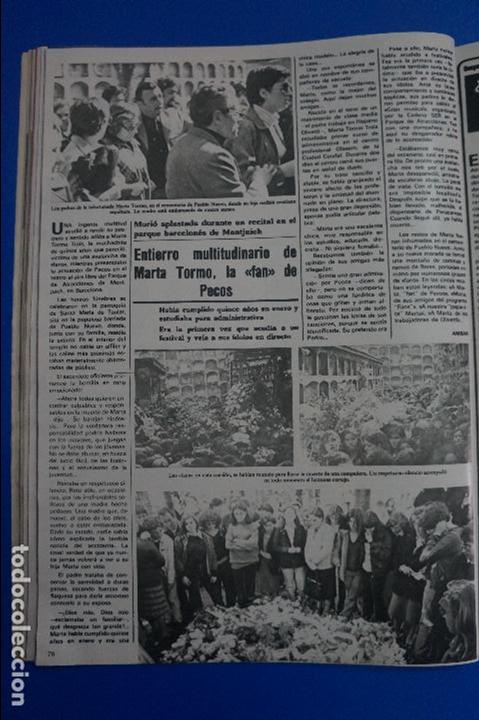 Coleccionismo de Revistas y Peri&oacute;dicos: RECORTE REPORTAJE CLIPPING DE MARTA TORMO FAN DE LOS PECOS REVISTA SEMANA N&ordm; 2098 PAG 78 L53