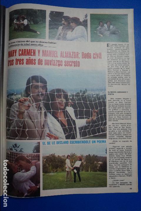 Coleccionismo de Revistas y Peri&oacute;dicos: RECORTE REPORTAJE CLIPPING DE MARY CARMEN Y MANUEL ALMAZOR REVISTA SEMANA N&ordm; 2098 PAG 99 Y 101 L53