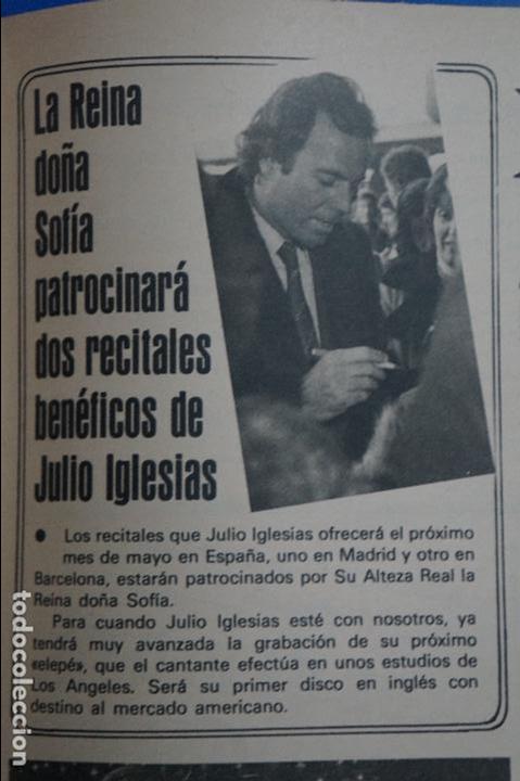 Coleccionismo de Revistas y Peri&oacute;dicos: RECORTE REPORTAJE CLIPPING DE JULIO IGLESIAS REVISTA SEMANA N&ordm; 2098 PAG 105 L53