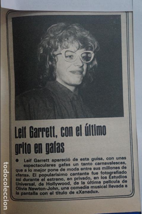 Coleccionismo de Revistas y Peri&oacute;dicos: RECORTE REPORTAJE CLIPPING DE LEIF GARRET REVISTA SEMANA N&ordm; 2098 PAG 105 L53