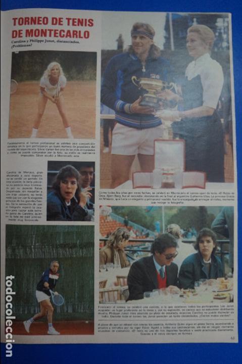 Coleccionismo de Revistas y Peri&oacute;dicos: RECORTE REPORTAJE CLIPPING DE CAROLINA DE M&Oacute;NACO Y PHILIPPE JUNOT REVISTA SEMANA N&ordm; 2097 PAG 63 L53
