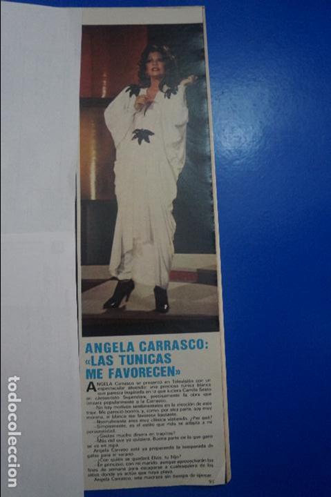 Coleccionismo de Revistas y Peri&oacute;dicos: RECORTE REPORTAJE CLIPPING DE ANGELA CARRASCO REVISTA SEMANA N&ordm; 2097 PAG 95 L53