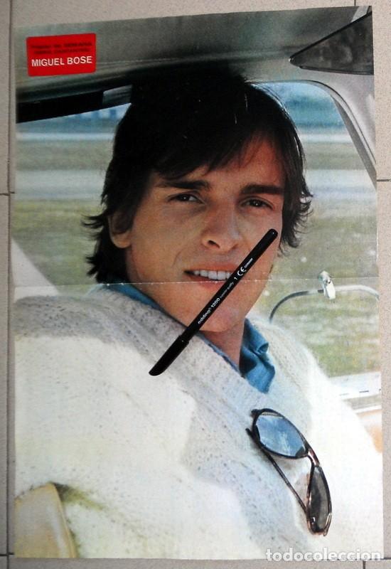Coleccionismo de Revistas y Peri&oacute;dicos: POSTER ANTIGUO REVISTA SEMANA. MIGUEL BOS&Eacute; - SERIE CANTANTES - A&ntilde;os 70