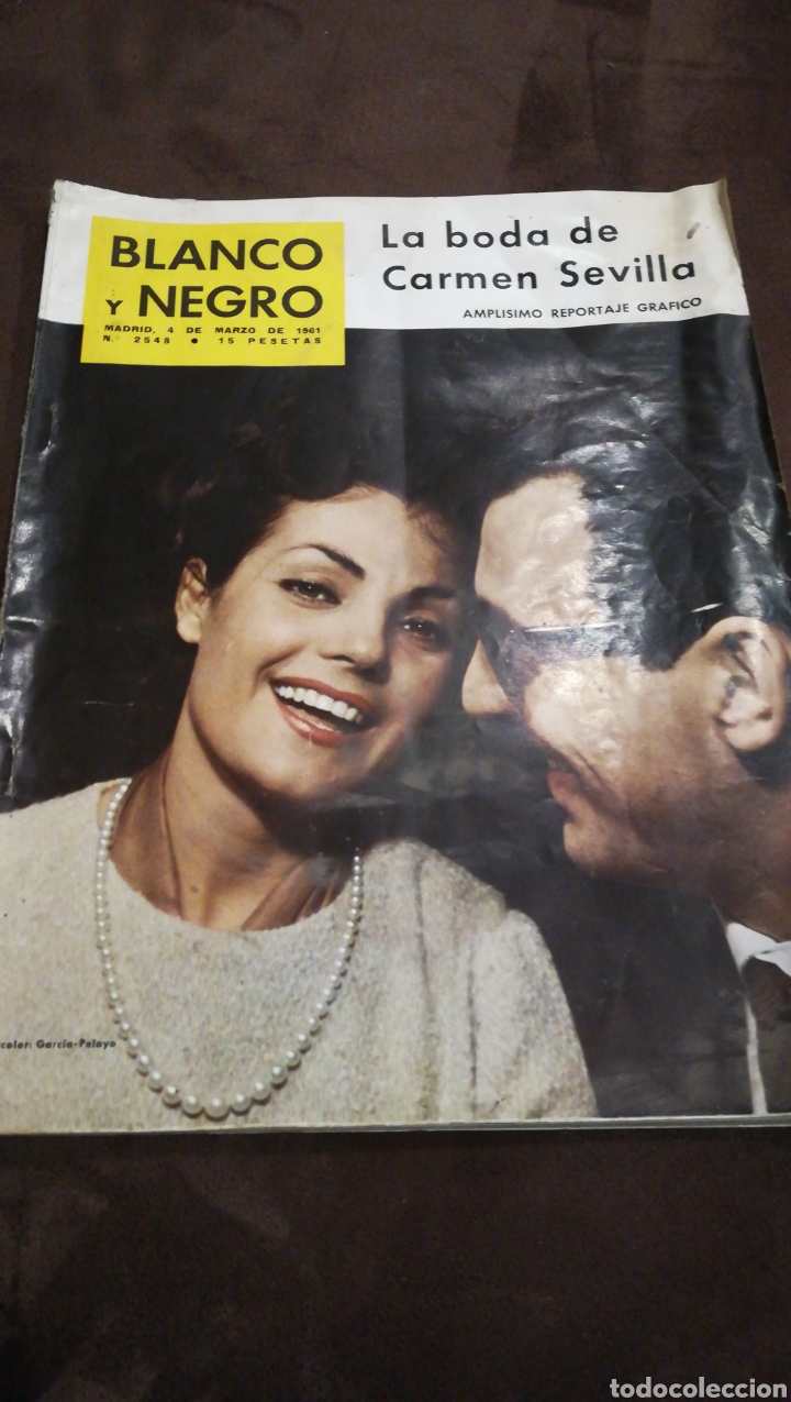 Coleccionismo de Revistas y Peri&oacute;dicos: Revista blanco y negro Carmen Sevilla