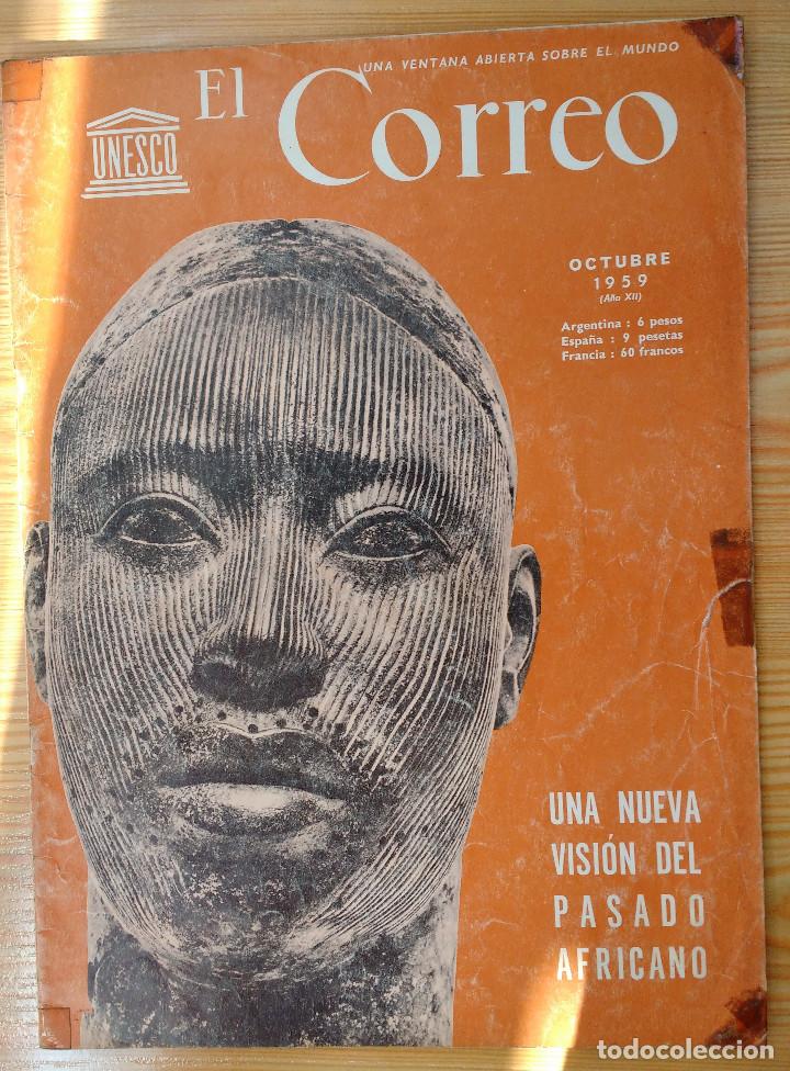 Coleccionismo de revistas y peri&oacute;dicos: EL CORREO DE LA UNESCO - OCUBRE 1959 - UNA NUEVA VISION DELPASADO AFRICANO