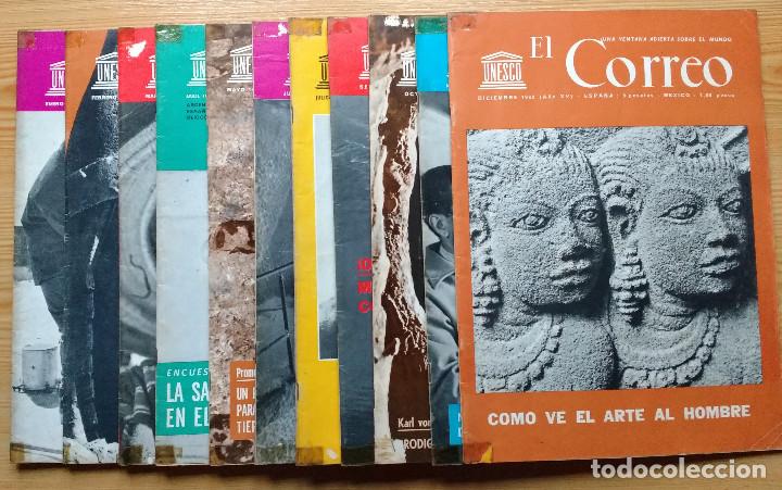 Collection Magazines and Newspapers: EL CORREO DE LA UNESCO A&Ntilde;O 1962 COMPLETO