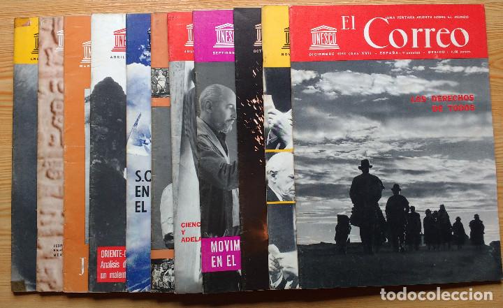 Coleccionismo de revistas y peri&oacute;dicos: EL CORREO DE LA UNESCO A&Ntilde;O 1963 COMPLETO