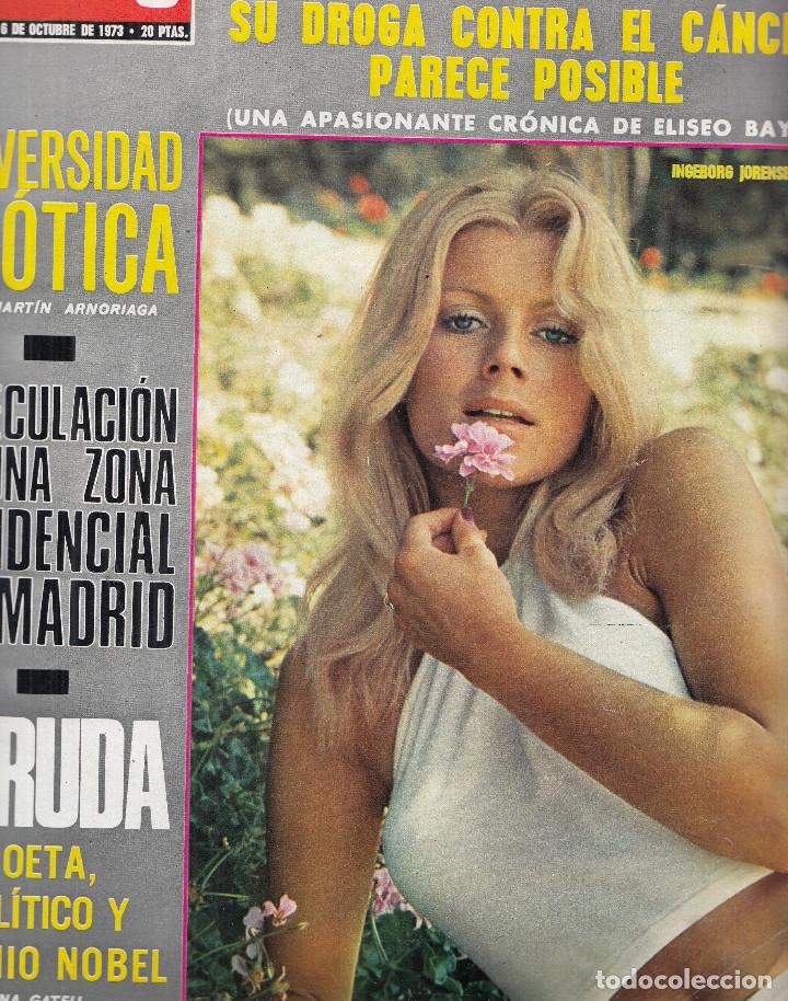 Colecionismo de Revistas e Jornais: REVISTA SABADO GRAFICO N&ordm; 853 A&Ntilde;O 1973. DOCTOR BLANCO. UNIVERSIDAD CATOLICA. NERUDA.