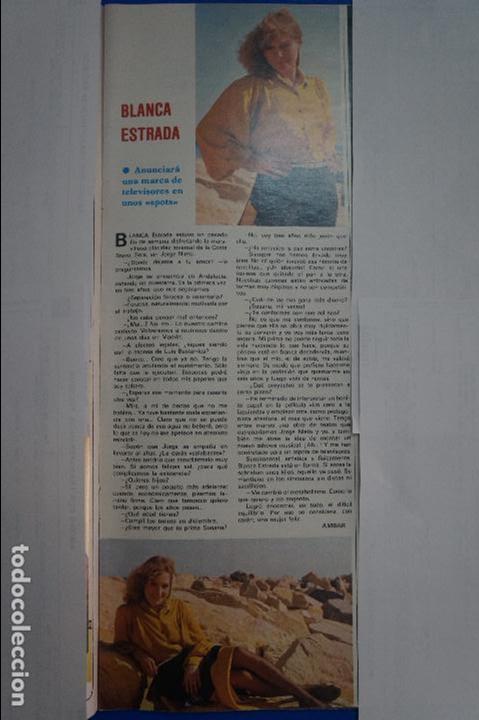 Coleccionismo de Revistas y Peri&oacute;dicos: RECORTE REPORTAJE CLIPPING DE BLANCA ESTRADA REVISTA SEMANA N&ordm; 2093 PAG 44 L53