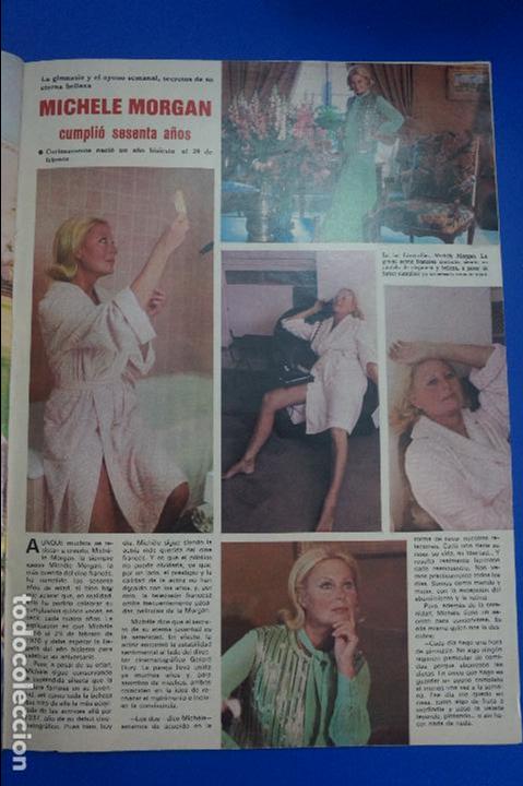 Coleccionismo de Revistas y Peri&oacute;dicos: RECORTE REPORTAJE CLIPPING DE MICHELE MORGAN REVISTA SEMANA N&ordm; 2093 PAG 52 L53