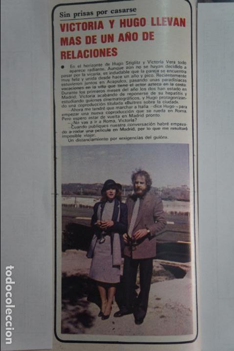 Coleccionismo de Revistas y Peri&oacute;dicos: RECORTE REPORTAJE CLIPPING DE VICTORIA VERA Y HUGO STIGLITZ REVISTA SEMANA N&ordm; 2093 PAG 64 L53