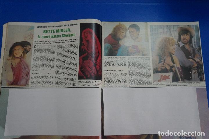 Coleccionismo de Revistas y Peri&oacute;dicos: RECORTE REPORTAJE CLIPPING DE BETTE MIDLER REVISTA SEMANA N&ordm; 2092 PAG 22 Y 23 L 49