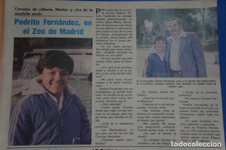 Coleccionismo de Revistas y Peri&oacute;dicos: RECORTE REPORTAJE CLIPPING DE PEDRITO FERN&Aacute;NDEZ REVISTA SEMANA N&ordm; 2092 PAG 39 L 49
