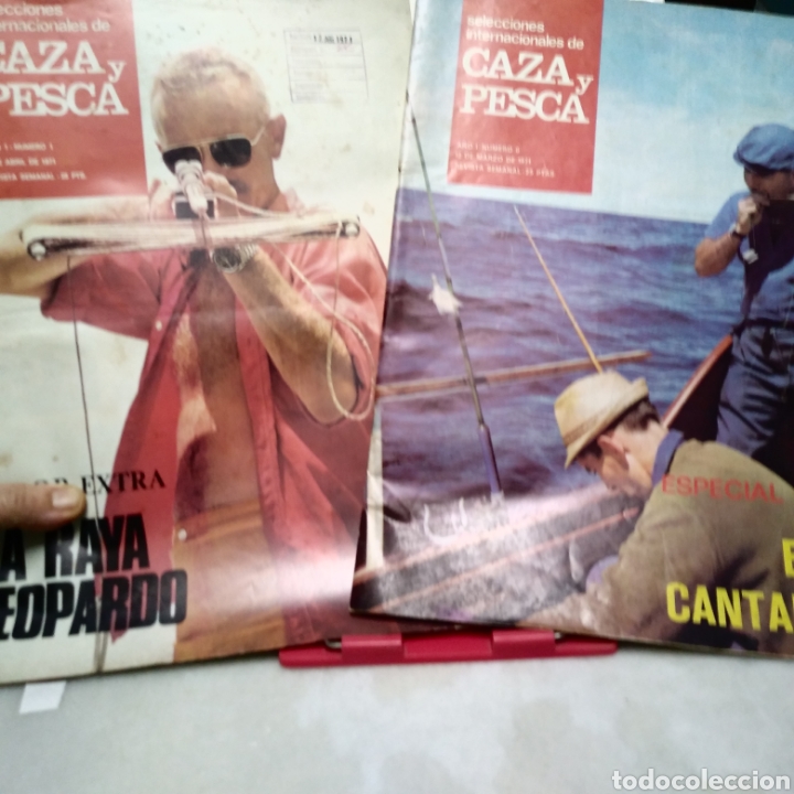 Coleccionismo de Revistas y Peri&oacute;dicos: SELECCIONES INTERNACIONALES DE CAZA Y PESCA. A&Ntilde;O 1. NUMEROS 0-1. 1971. CON PUBLICIDAD SEAT, CHRYSLER