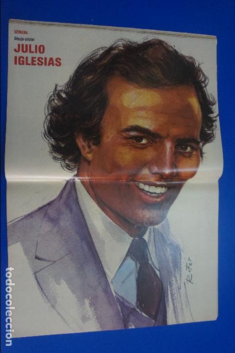 Coleccionismo de Revistas y Peri&oacute;dicos: RECORTE REPORTAJE CLIPPING DE JULIO IGLESIAS REVISTA SEMANA N&ordm; 2089 PAG 42 Y 43 L 49