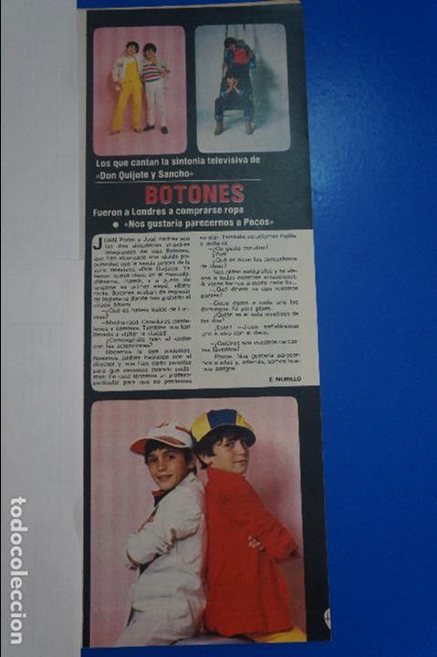 Coleccionismo de Revistas y Peri&oacute;dicos: RECORTE REPORTAJE CLIPPING DE BOTONES REVISTA SEMANA N&ordm; 2089 PAG 63 L 49