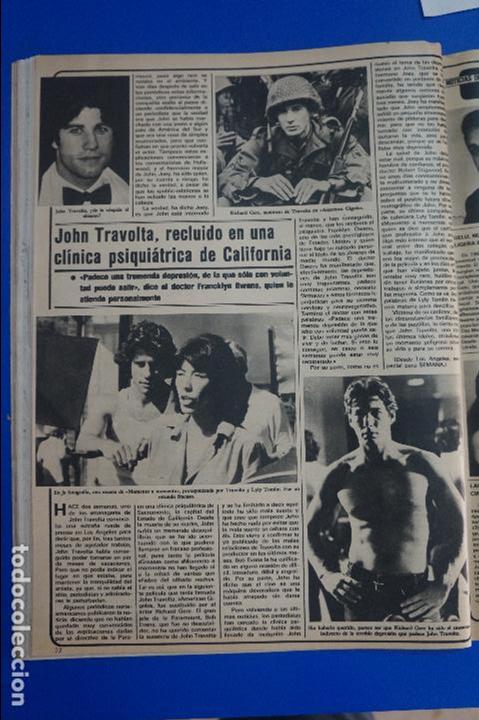 Coleccionismo de Revistas y Peri&oacute;dicos: RECORTE REPORTAJE CLIPPING DE JOHN TRAVOLTA REVISTA SEMANA N&ordm; 2089 PAG 72 L 49